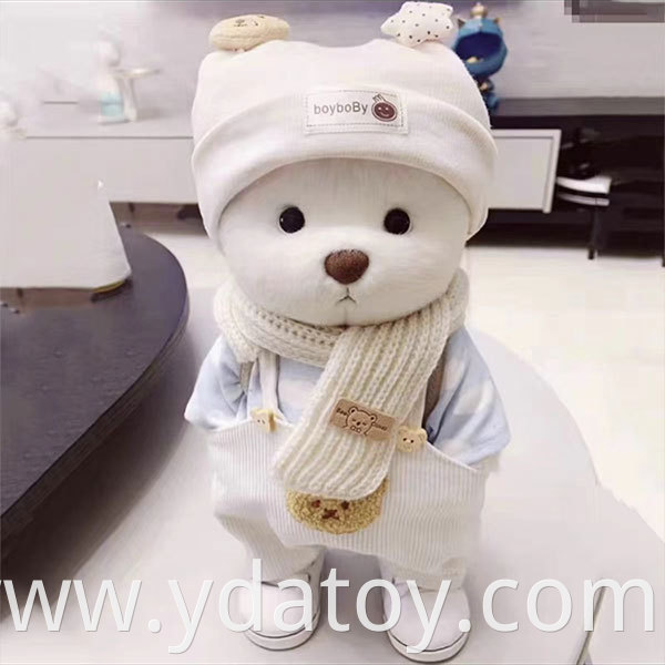 Plush white bear gift